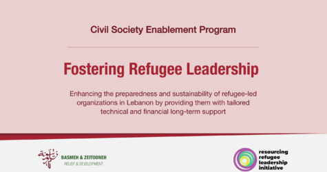 Fostering Refugee Leadership: Winners Announcement