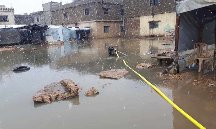 Storm Norma Hits Camps in Lebanon